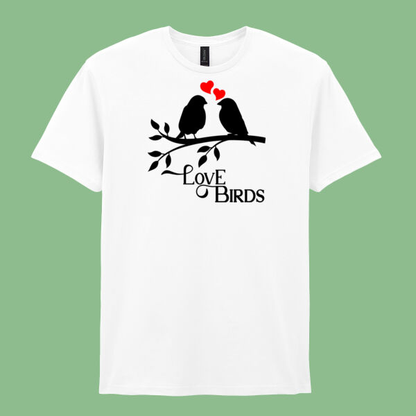 Love Birds - Softstyle™ adult ringspun t-shirt Thumbnail