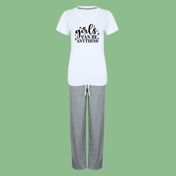Girls Can Be Anything  - Towel City Long PJs in a Bag Thumbnail