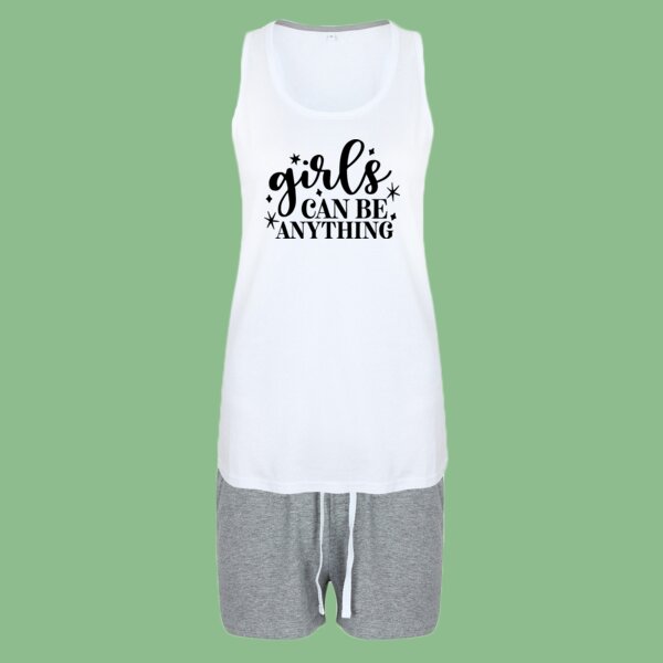 Girls Can Be Anything  - Towel City Short PJs in a Bag Thumbnail