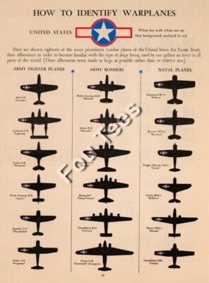 Identify Warplanes United States
