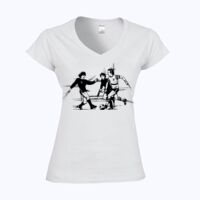 Softstyle™ women's v-neck t-shirt Thumbnail
