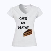 Softstyle™ women's v-neck t-shirt Thumbnail