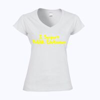 Softstyle™ women's v-neck t-shirt Thumbnail