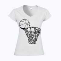 Softstyle™ women's v-neck t-shirt Thumbnail
