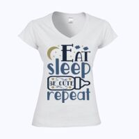 Softstyle™ women's v-neck t-shirt Thumbnail
