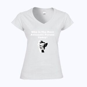 Softstyle™ women's v-neck t-shirt Thumbnail
