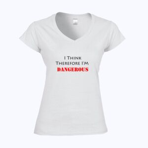 Softstyle™ women's v-neck t-shirt Thumbnail