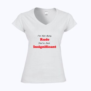 Softstyle™ women's v-neck t-shirt Thumbnail