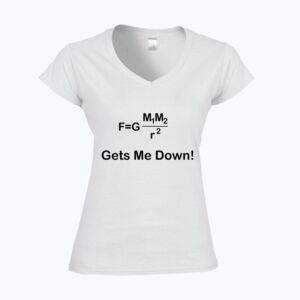 Softstyle™ women's v-neck t-shirt Thumbnail