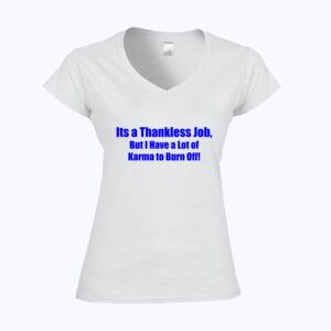 Softstyle™ women's v-neck t-shirt Thumbnail