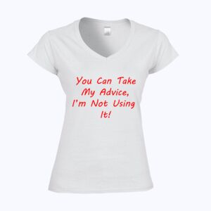 Softstyle™ women's v-neck t-shirt Thumbnail