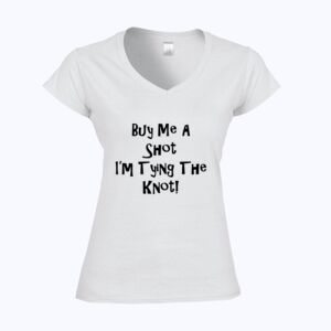 Softstyle™ women's v-neck t-shirt Thumbnail
