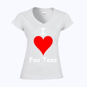 Softstyle™ women's v-neck t-shirt Thumbnail
