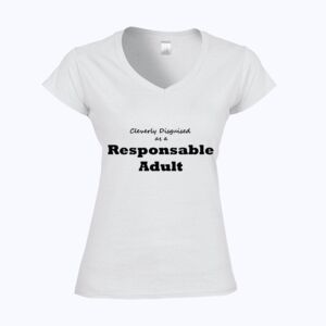 Softstyle™ women's v-neck t-shirt Thumbnail