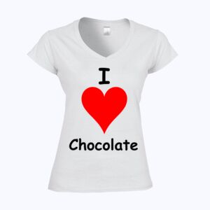 Softstyle™ women's v-neck t-shirt Thumbnail