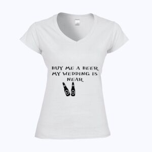 Softstyle™ women's v-neck t-shirt Thumbnail