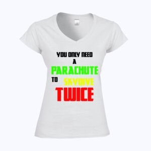 Softstyle™ women's v-neck t-shirt Thumbnail