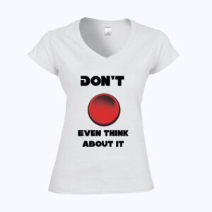 Softstyle™ women's v-neck t-shirt Thumbnail