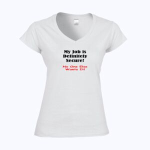 Softstyle™ women's v-neck t-shirt Thumbnail