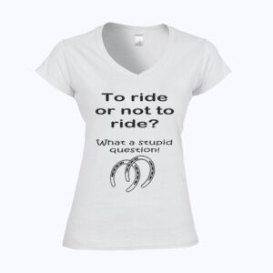 Softstyle™ women's v-neck t-shirt Thumbnail