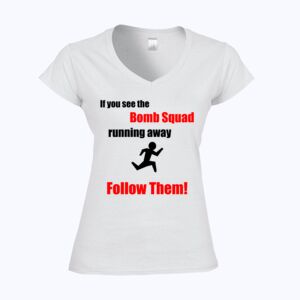 Softstyle™ women's v-neck t-shirt Thumbnail
