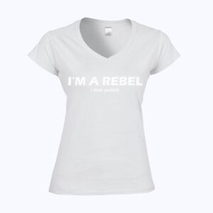 Softstyle™ women's v-neck t-shirt Thumbnail