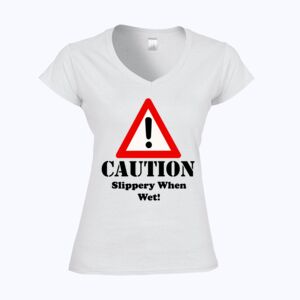 Softstyle™ women's v-neck t-shirt Thumbnail