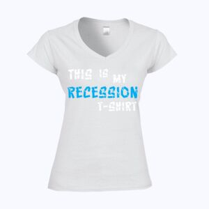 Softstyle™ women's v-neck t-shirt Thumbnail