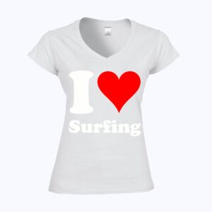 Softstyle™ women's v-neck t-shirt Thumbnail