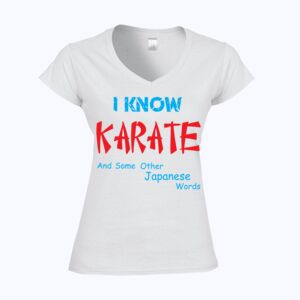 Softstyle™ women's v-neck t-shirt Thumbnail