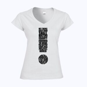 Softstyle™ women's v-neck t-shirt Thumbnail
