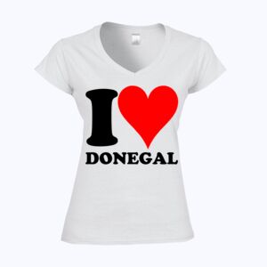 Softstyle™ women's v-neck t-shirt Thumbnail