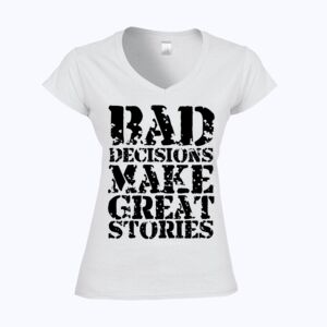 Softstyle™ women's v-neck t-shirt Thumbnail