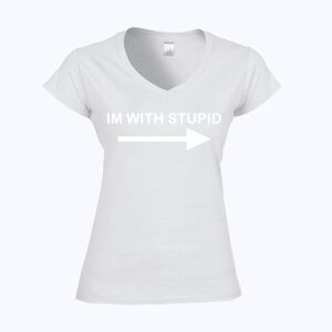 Softstyle™ women's v-neck t-shirt Thumbnail