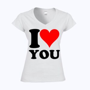Softstyle™ women's v-neck t-shirt Thumbnail