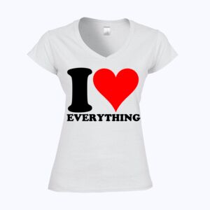 Softstyle™ women's v-neck t-shirt Thumbnail