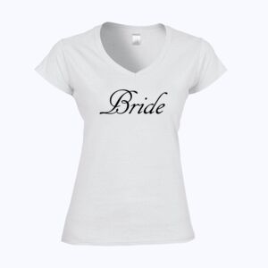 Softstyle™ women's v-neck t-shirt Thumbnail