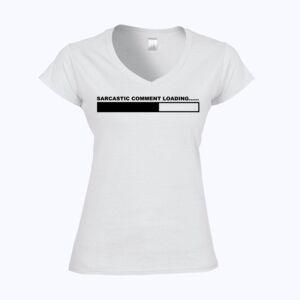 Softstyle™ women's v-neck t-shirt Thumbnail