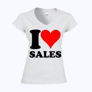 Softstyle™ women's v-neck t-shirt Thumbnail
