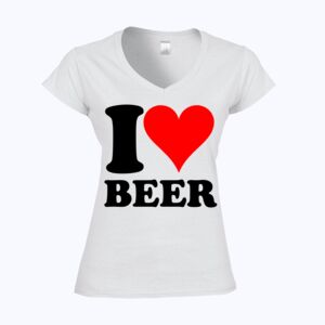 Softstyle™ women's v-neck t-shirt Thumbnail