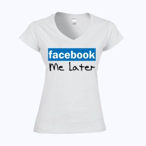 Softstyle™ women's v-neck t-shirt Thumbnail