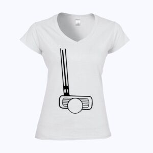 Softstyle™ women's v-neck t-shirt Thumbnail