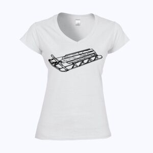 Softstyle™ women's v-neck t-shirt Thumbnail