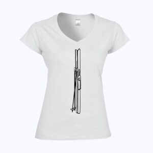 Softstyle™ women's v-neck t-shirt Thumbnail