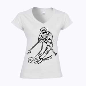 Softstyle™ women's v-neck t-shirt Thumbnail