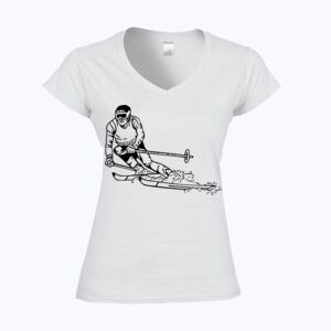Softstyle™ women's v-neck t-shirt Thumbnail