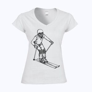 Softstyle™ women's v-neck t-shirt Thumbnail
