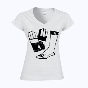 Softstyle™ women's v-neck t-shirt Thumbnail