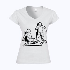 Softstyle™ women's v-neck t-shirt Thumbnail