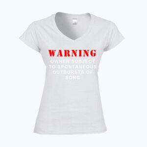 Softstyle™ women's v-neck t-shirt Thumbnail
